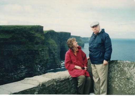 Pat Duffy and her father - Ireland